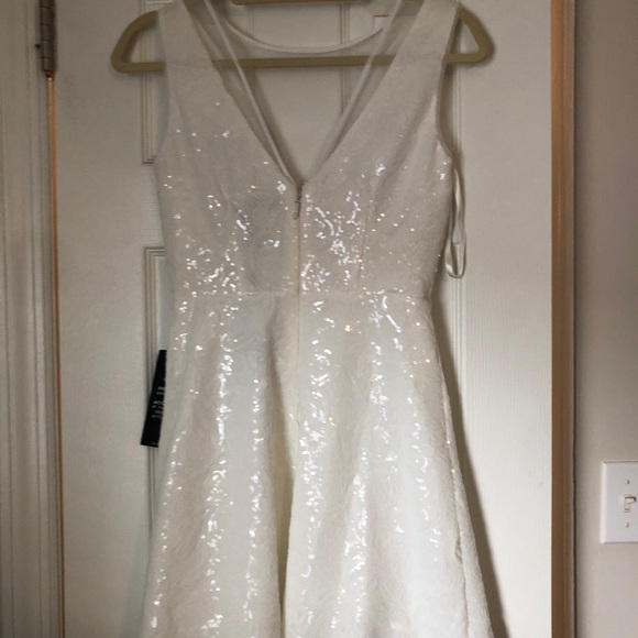 BCBG illusion neckline sequence dress! - Picture 4 of 6